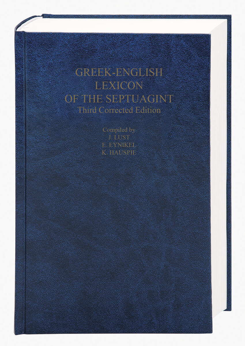 A Greek-English Lexicon of the Septuagint 5138 A Greek-English Lexicon of the Septuagint 5138